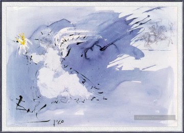 Ange de lumière Salvador Dali Peinture à l'huile